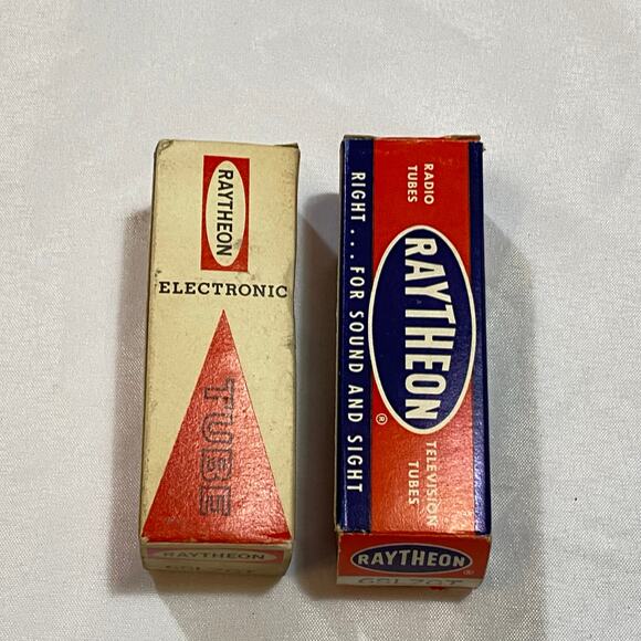 Vintage Lot of 2 Electron Vacuum Tubes 6SL7GT Radio AMP Audio Not Tested As Is - Picture 3 of 4